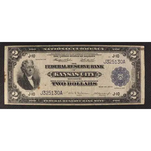 $2 1918  Federal Reserve Bank Notes 774 (2)