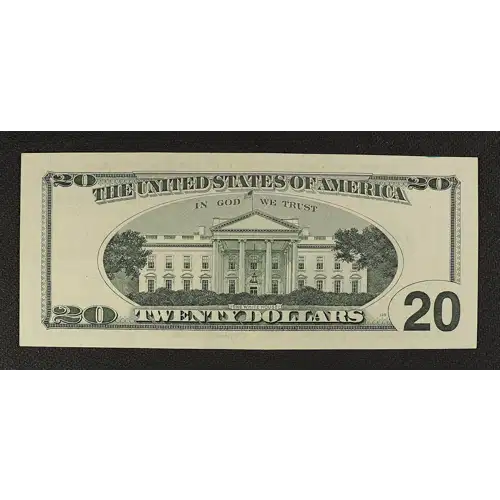 $20 1996 blue-Green seal. Small Size $20 Federal Reserve Notes 2083-C (3)
