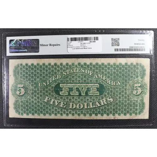 $5   Legal Size Notes The Demand Notes of 1861 2 (2)