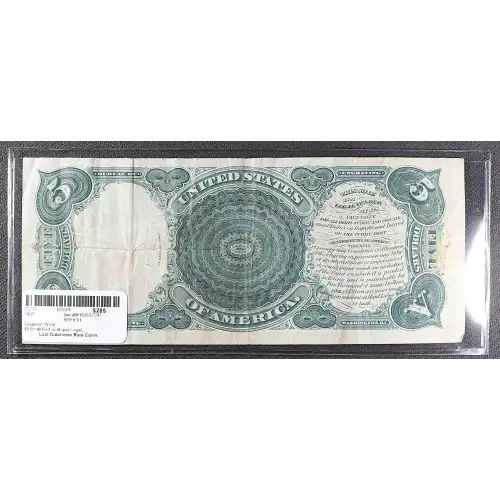 $5  Small Red, scalloped Legal Tender Issues 91 (4)