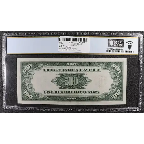 $500 1934-A.  High Denomination Notes 2202-B (2)