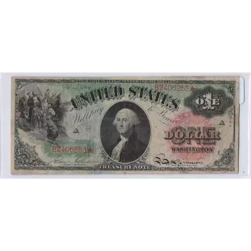 $1 1869 Large Red Legal Tender Issues 18 (2)