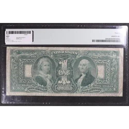 $1 1896 Small Red with rays Silver Certificates 224 (2)