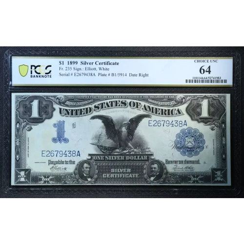 $1 1899 Blue Silver Certificates 235