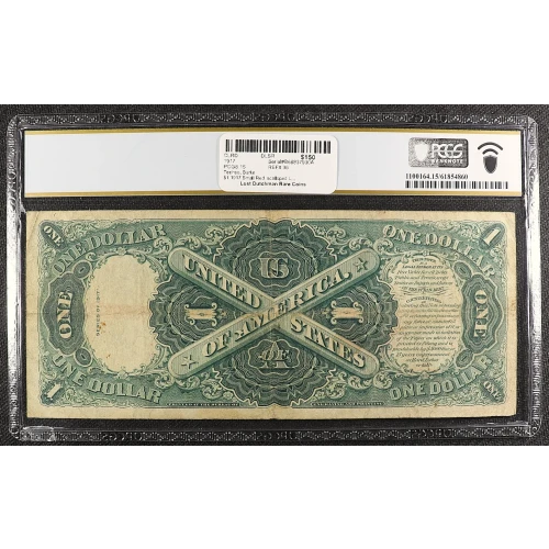 $1 1917 Small Red, scalloped Legal Tender Issues 36 (2)