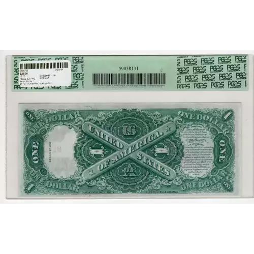 $1 1917 Small Red, scalloped Legal Tender Issues 37 (2)