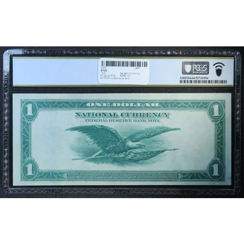 $1 1918  Federal Reserve Bank Notes 714