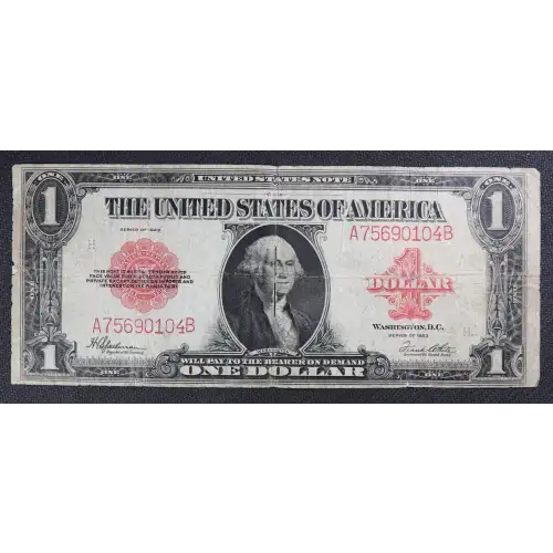 $1 1923 Small Red, scalloped Legal Tender Issues 40 (3)