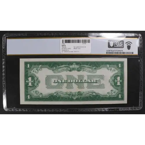 $1 1928-B blue seal. Small Silver Certificates 1602 (2)