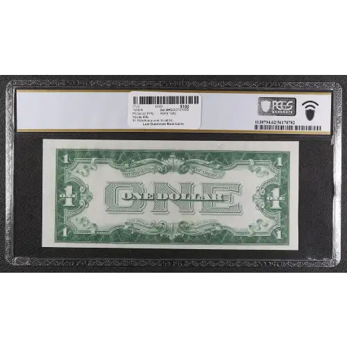 $1 1928-B blue seal. Small Silver Certificates 1602 (2)
