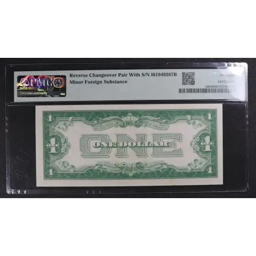 $1 1928-D blue seal. Small Silver Certificates 1604