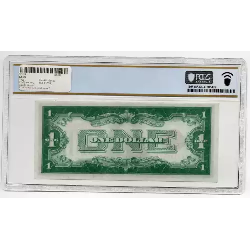 $1 1928 Red Seal Small Legal Tender Notes 1500