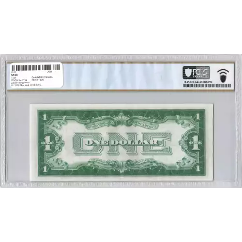 $1 1934 blue seal. Small Silver Certificates 1606 (2)