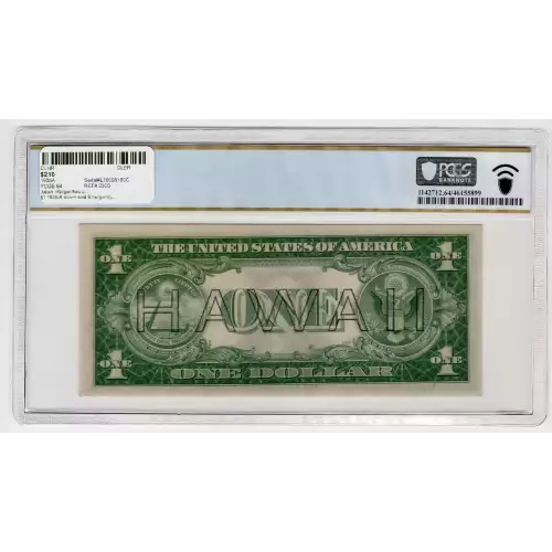 $1 1935-A brown seal Emergency Notes Issued During WW2 2300