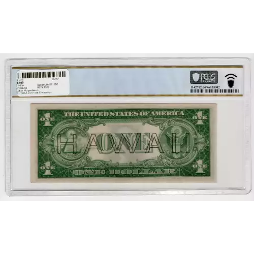 $1 1935-A brown seal Emergency Notes Issued During WW2 2300 (2)