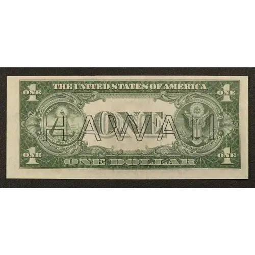 $1 1935-A brown seal Emergency Notes Issued During WW2 2300 (4)