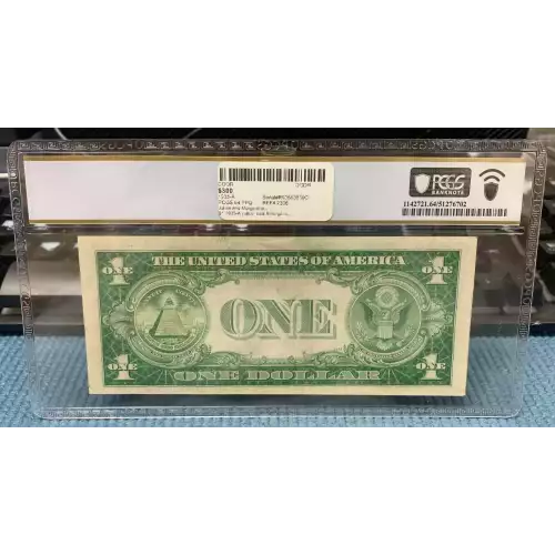 $1 1935-A yellow seal Emergency Notes Issued During WW2 2306