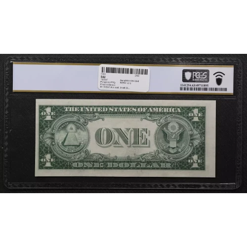 $1 1935-F blue seal. Small Silver Certificates 1615 (2)