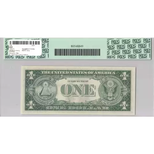$1 1935-H blue seal. Small Silver Certificates 1618 (2)
