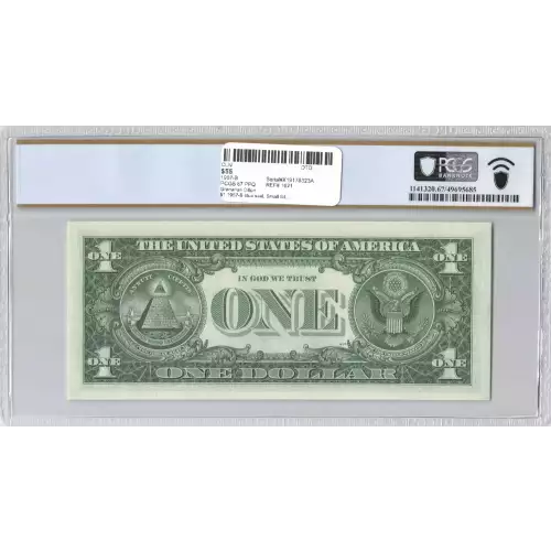 $1 1957-B blue seal. Small Silver Certificates 1621 (2)