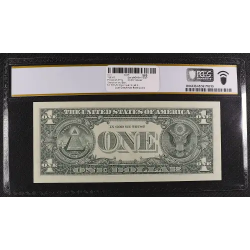 $1 1963-B. Green seal. Small Size $1 Federal Reserve Notes 1902-B* (2)