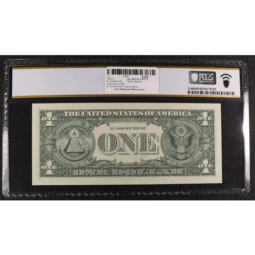 $1 1963-B. Green seal. Small Size $1 Federal Reserve Notes 1902-B (2)