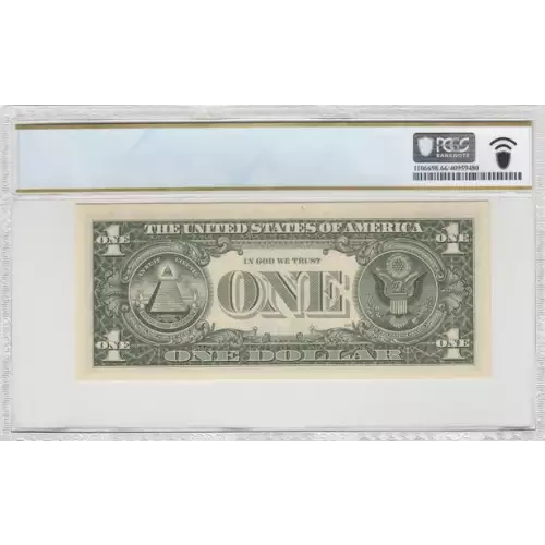 $1 1981-A. Green seal. Small Size $1 Federal Reserve Notes 1912-F (3)