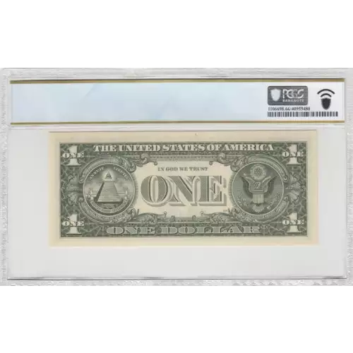 $1 1981-A. Green seal. Small Size $1 Federal Reserve Notes 1912-F (2)