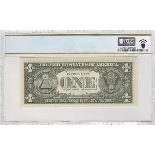$1 1981-A. Green seal. Small Size $1 Federal Reserve Notes 1912-F