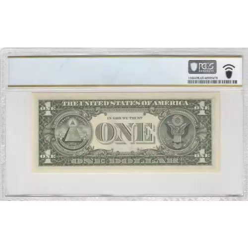 $1 1981-A. Green seal. Small Size $1 Federal Reserve Notes 1912-F (2)