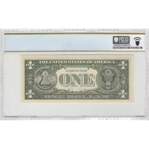 $1 1981-A. Green seal. Small Size $1 Federal Reserve Notes 1912-F