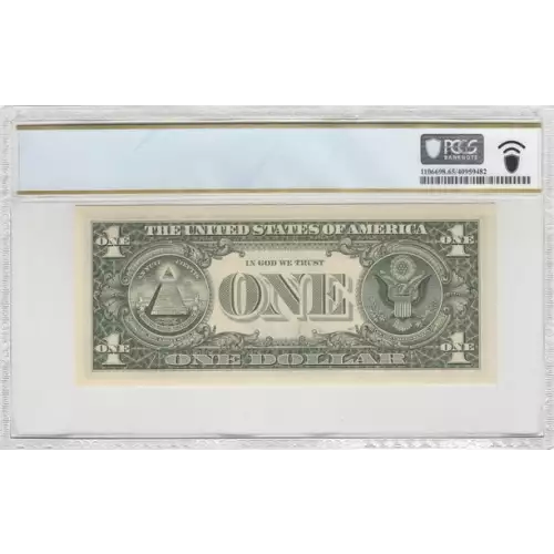 $1 1981-A. Green seal. Small Size $1 Federal Reserve Notes 1912-F (2)