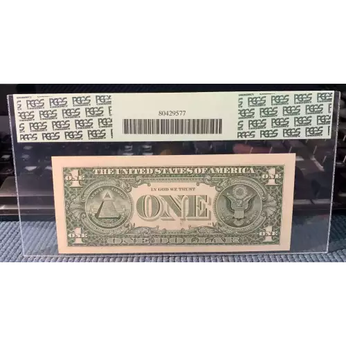$1 2006 Green seal. Small Size $1 Federal Reserve Notes 1933-G (2)