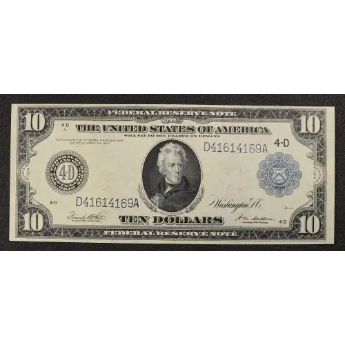 $10 1914 Blue Seal Federal Reserve Notes 919A (4)