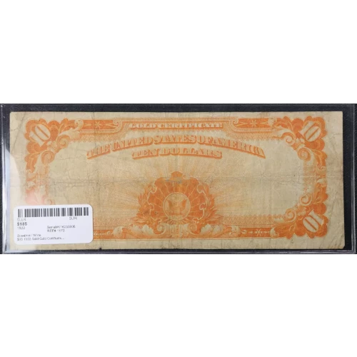 $10 1922 Gold Gold Certificates 1173 (2)