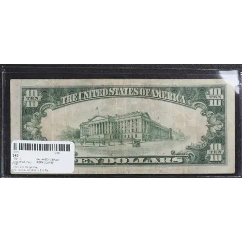 $10 1934-A.  Small Size $10 Federal Reserve Notes 2006-B*