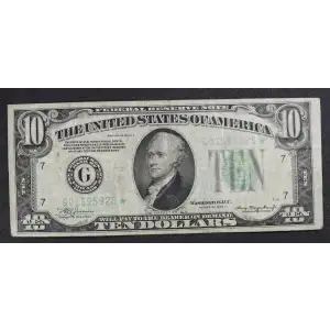 $10 1934-A.  Small Size $10 Federal Reserve Notes 2006-D* (3)