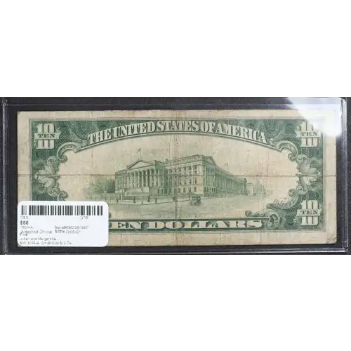 $10 1934-A.  Small Size $10 Federal Reserve Notes 2006-G*