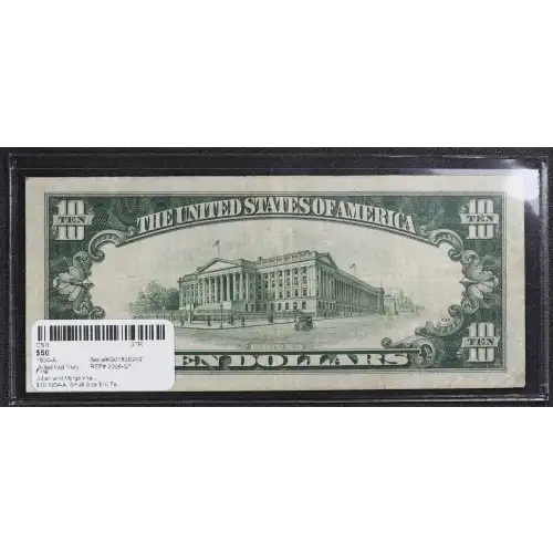 $10 1934-A.  Small Size $10 Federal Reserve Notes 2006-G*