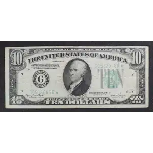 $10 1934-D.  Small Size $10 Federal Reserve Notes 2009-G* (3)