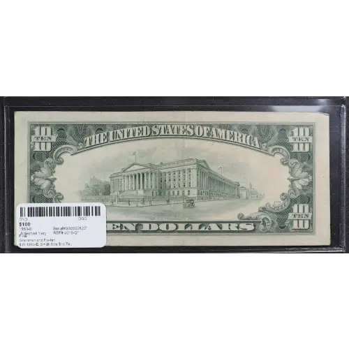 $10 1950-E.  Small Size $10 Federal Reserve Notes 2015-G*