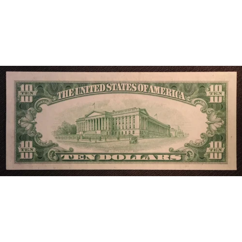 $10 1950  Small Size $10 Federal Reserve Notes 2010-F (2)