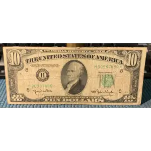 $10 1950  Small Size $10 Federal Reserve Notes 2010-H*