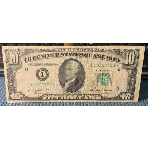 $10 1950  Small Size $10 Federal Reserve Notes 2010-I* (3)