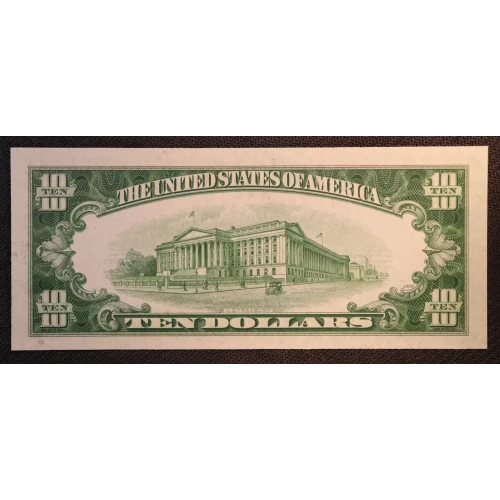$10 1950  Small Size $10 Federal Reserve Notes 2010-I (2)