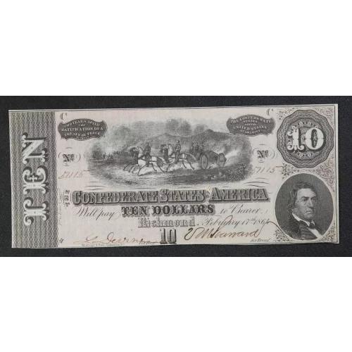$10   Issues of the Confederate States of America CS-68 (2)
