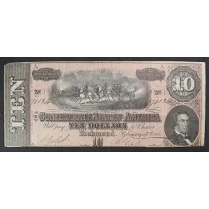 $10   Issues of the Confederate States of America CS-68 (2)
