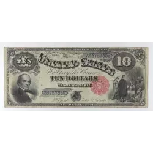 $10  Small Red, scalloped Legal Tender Issues 113