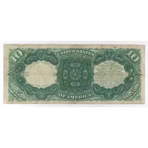 $10  Small Red, scalloped Legal Tender Issues 113