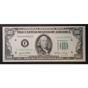 $100 1950  Small Size $100 Federal Reserve Notes 2157-Fm (3)